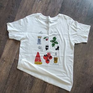 J Crew Pizza Graphic Tee 🍕 🇮🇹